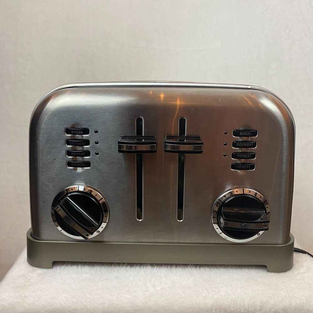 Cuisinart CPT-180P1 4-Slice toaster - Silver No Box Tested and Working